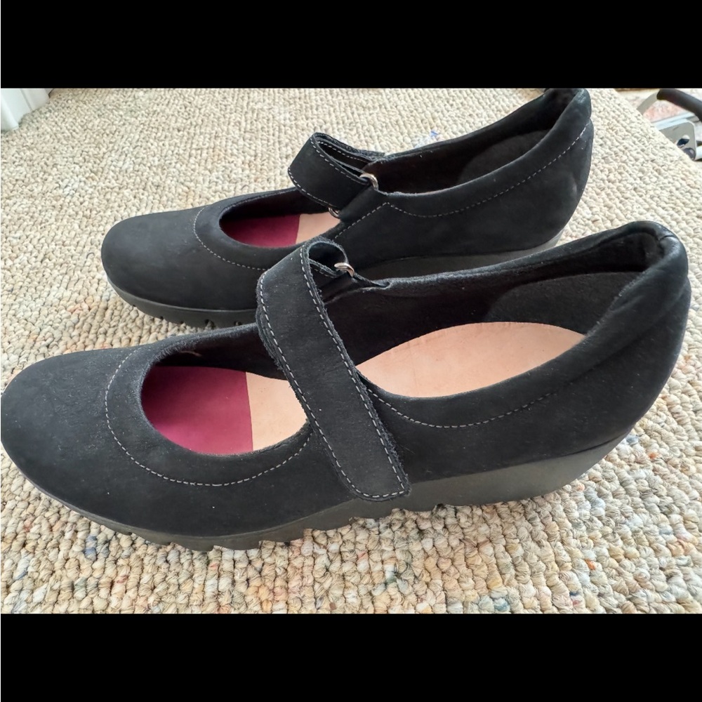 Women's Black Mary Jane Shoes Munro